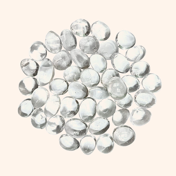 VASTU VARDAN CRYSTAL CLEAR QUARTZ TUMBLE 100 GRAM