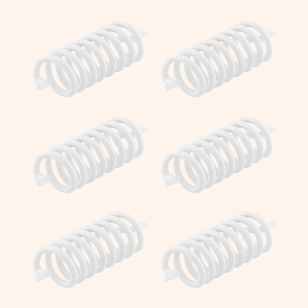 WHITE ANTI-CLOCKWISE SPRING SET 6