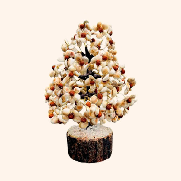 VASTU VARDAN GOMATI CHAKRA WITH RUDRAKSH CRYSTAL TREE 300 BEADS