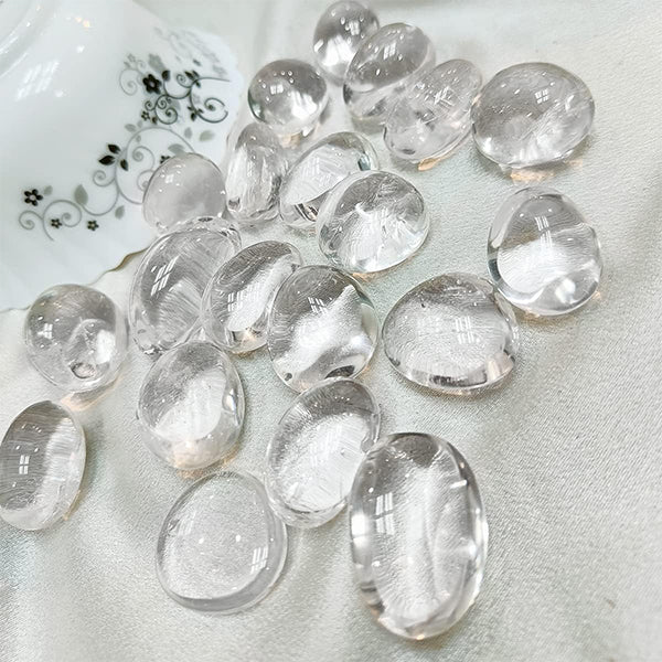 VASTU VARDAN CRYSTAL CLEAR QUARTZ TUMBLE 100 GRAM