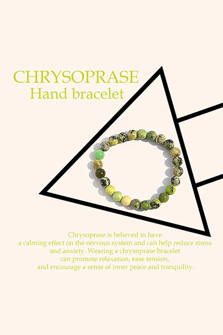 CHRYSOPRASE BRACELET -  Love, Abundance & Emotional Balance