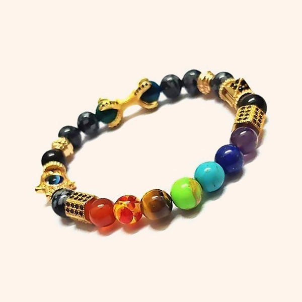 VASTU VARDAN SEVEN CHAKRA DESTINY CLAW BRACELET