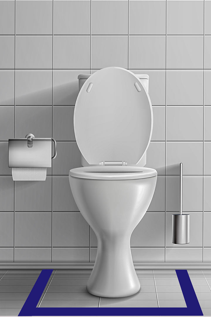 BLUE VASTU CORRECTION TAPE | 4 INCH | LENGTH- 16 METER APPROX | TOILET VASTU REMEDY | PACK OF 1