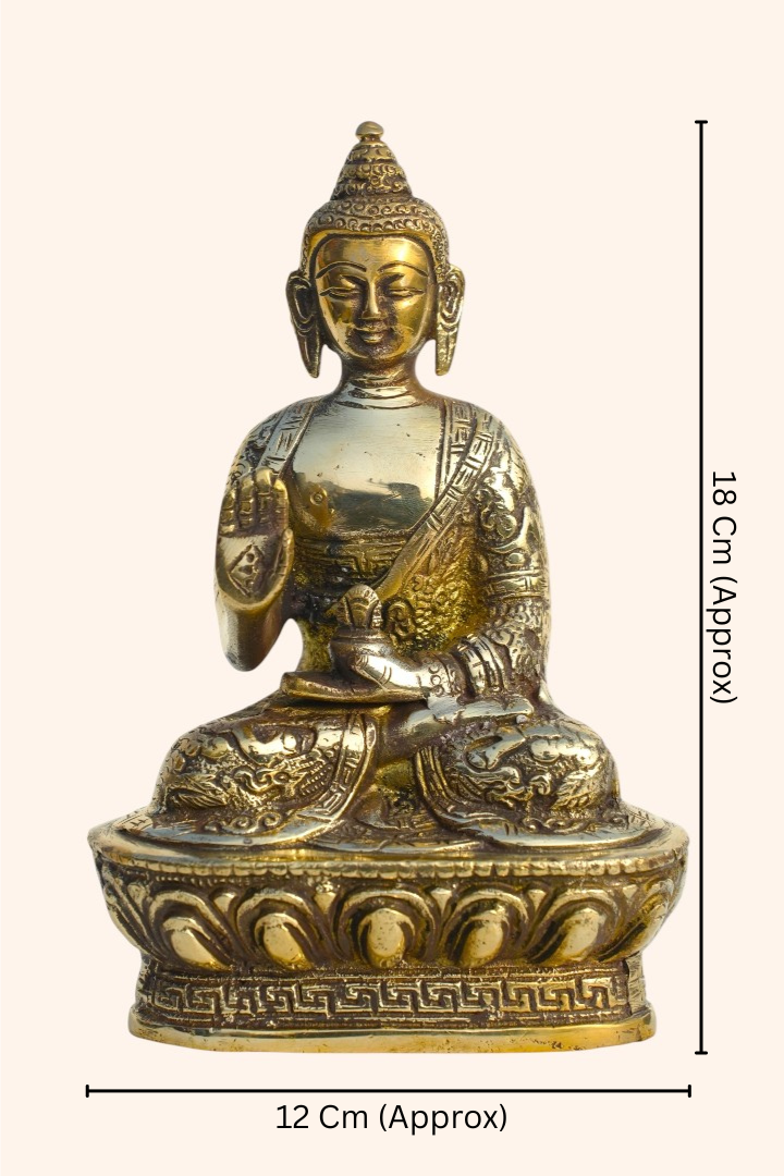 VASTU VARDAN BRASS BUDDHA JI STATUE