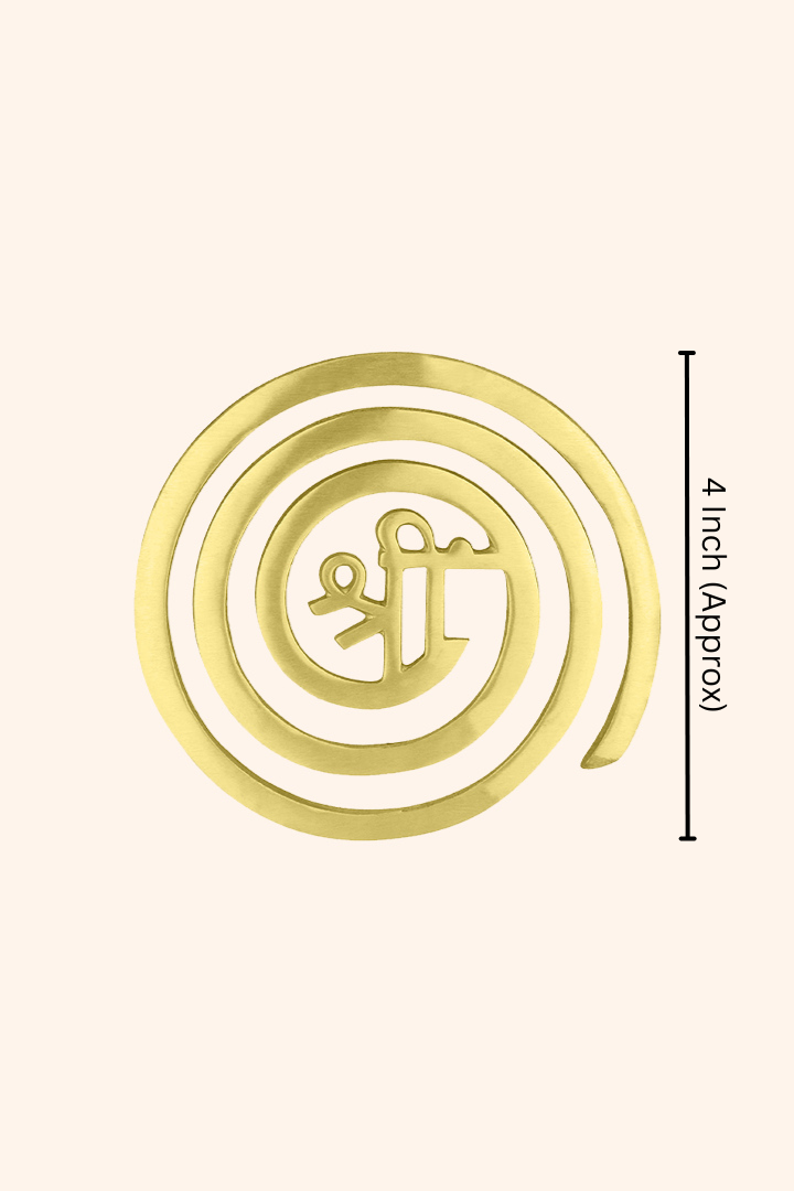 VASTU VARDAN BRASS SHREE HELIX 4 INCH
