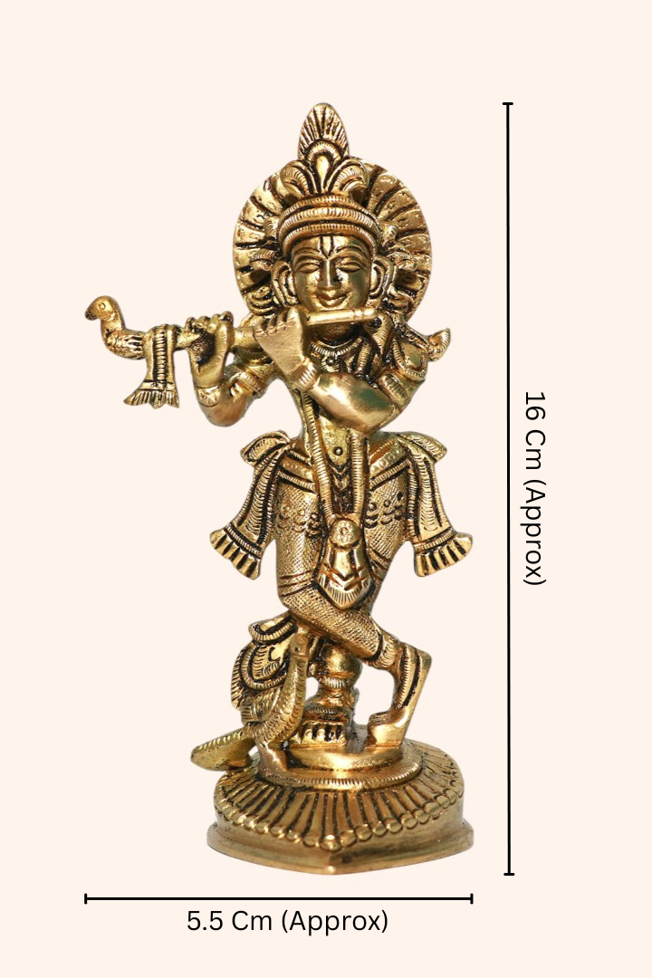 VASTU VARDAN BRASS KRISHNA JI STATUE