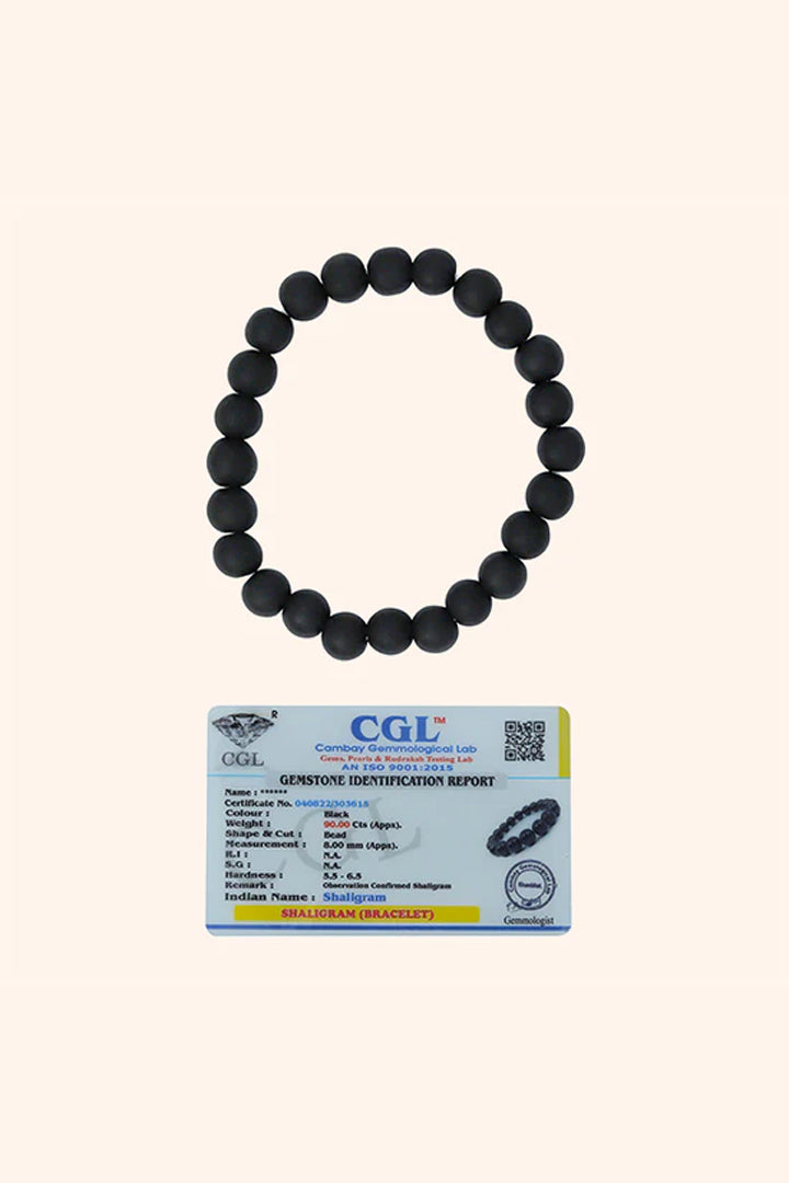 SHALIGRAM BRACELET - Faith, Positivity &  grounding in daily life