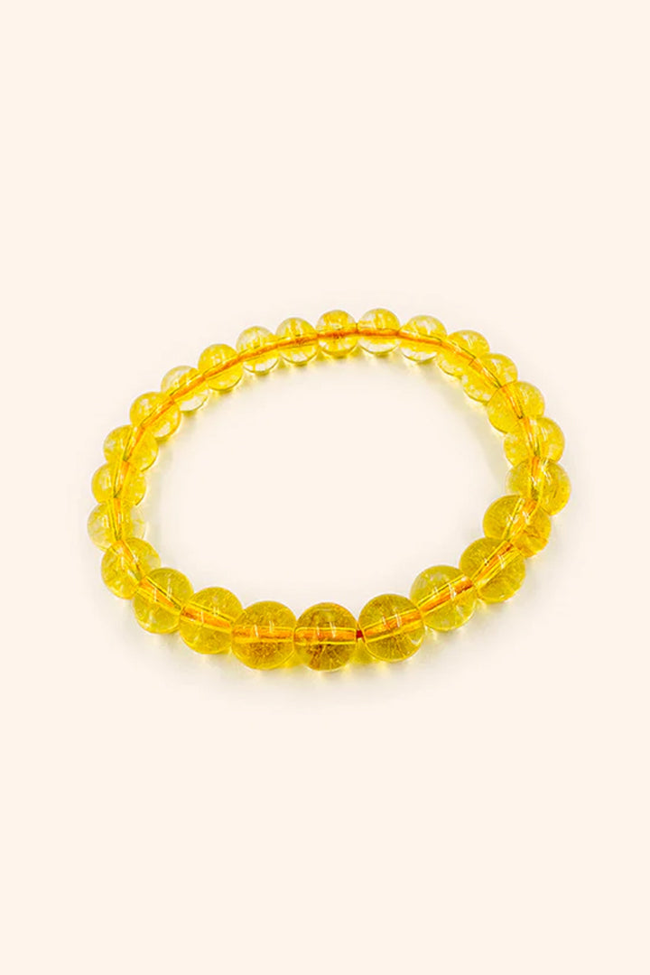 NATURAL CITRINE BRACELET - Wealth, Confidence & Positivity