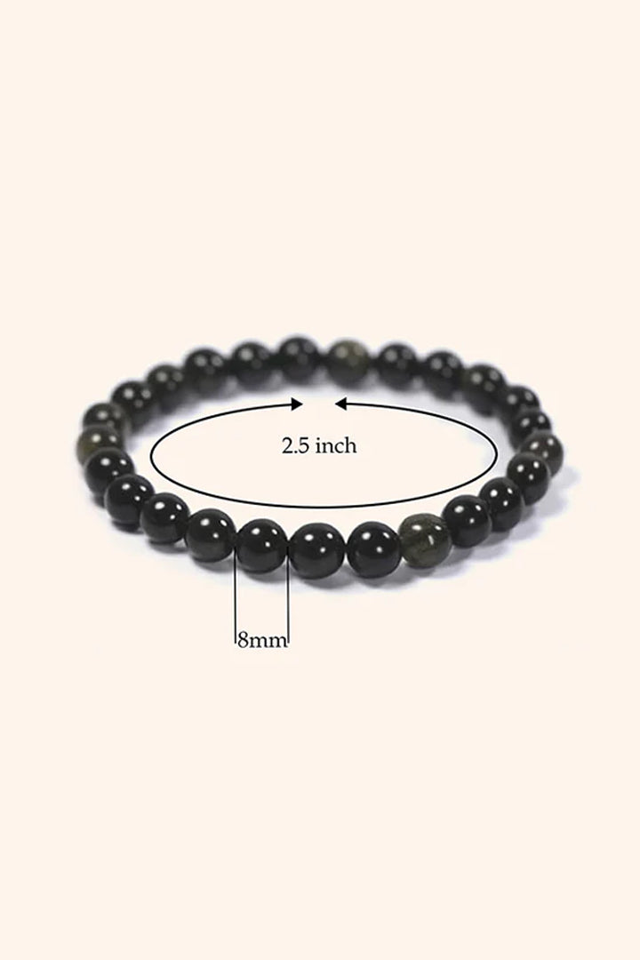 GOLDEN OBSIDIAN BRACELET -  Protection, Manifestation & Inner Power