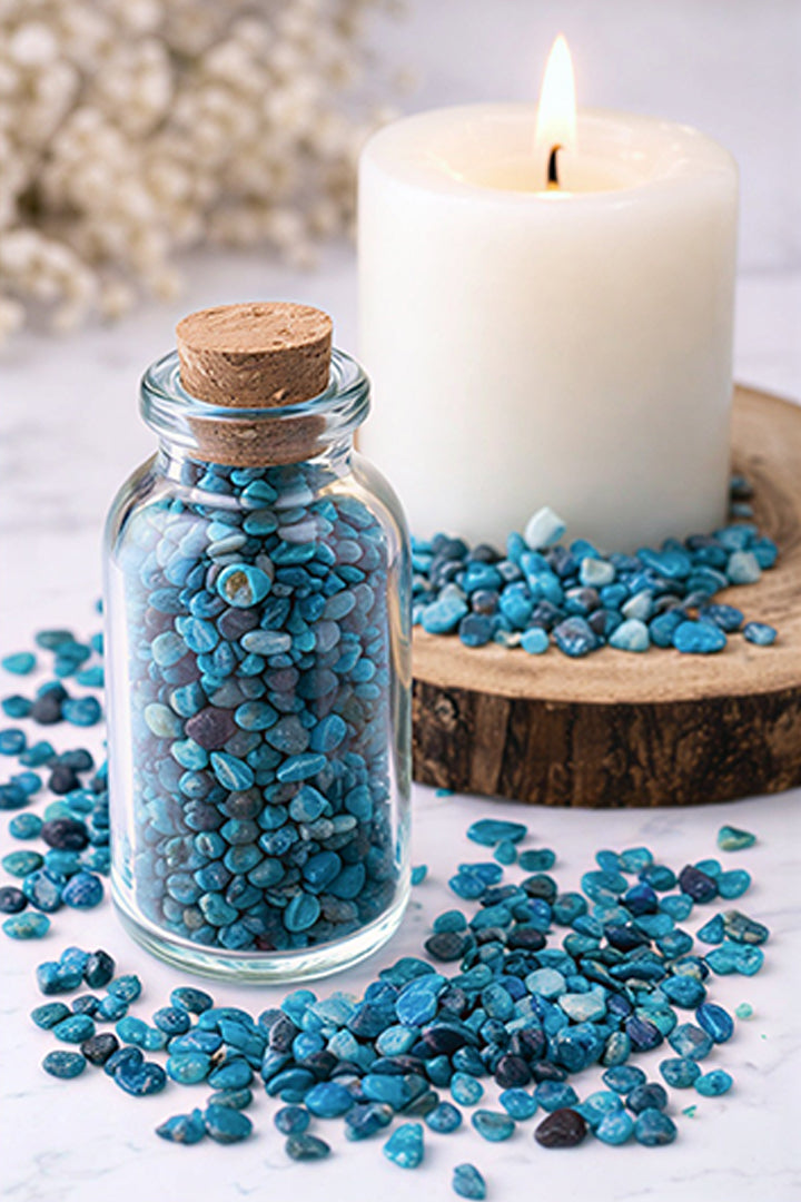 SODALITE CRYSTAL CHIPS - Supports clear communication &  self-expression