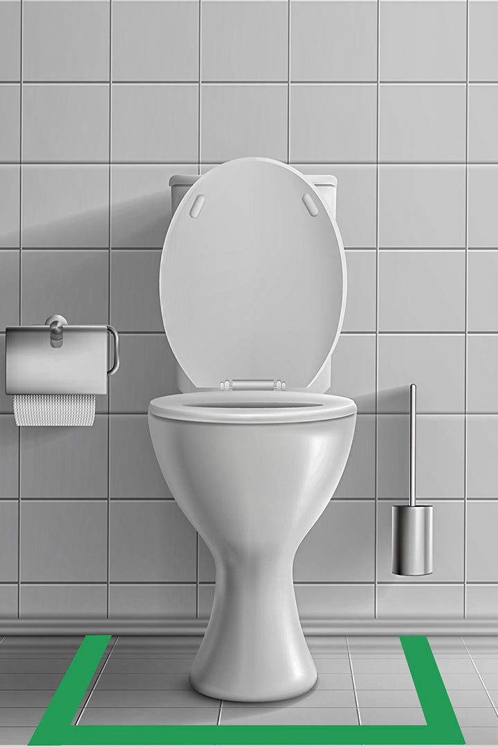 GREEN VASTU CORRECTION TAPE | 2 INCH | LENGTH- 16 METER APPROX | TOILET VASTU REMEDY | PACK OF 1