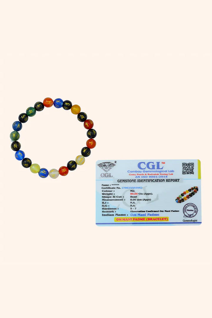 OM MANI PADME BRACELET - Compassion & Positive Energy