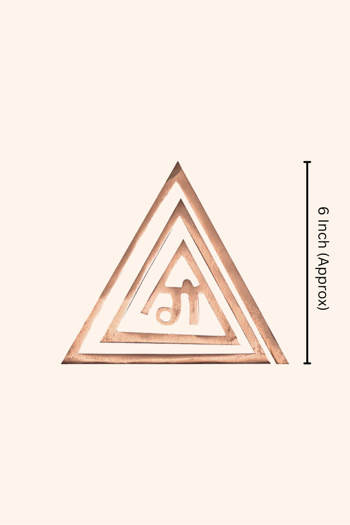 VASTU VARDAN COPPER GAA HELIX 6 INCH PACK OF 3