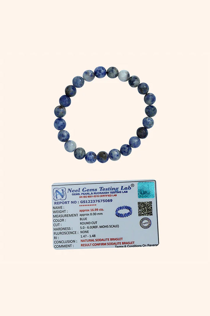 SODALITE BRACELET - Clarity, Communication & Inner Peace