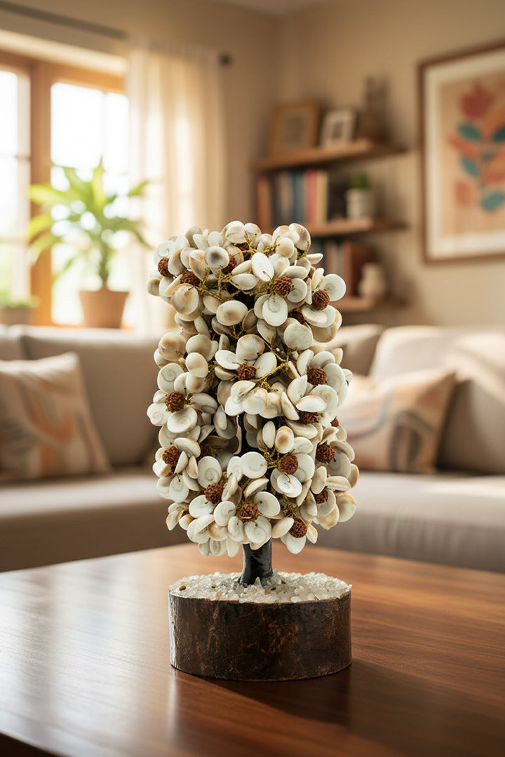 GOMATI CHAKRA WITH RUDRAKSH CRYSTAL TREE 300 BEADS - Divine Energy, Protection & Prosperity