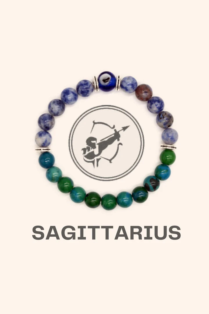 SAGITTARIUS (धनु) RASHI BRACELET - Wisdom Adventure & Positive Energy