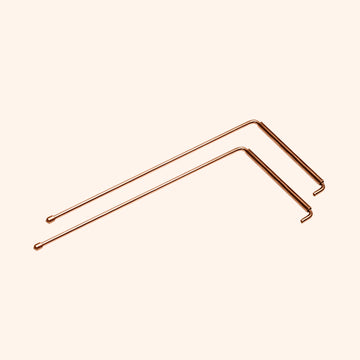 COPPER DOWSING ROD WITH HANDLE 5MM