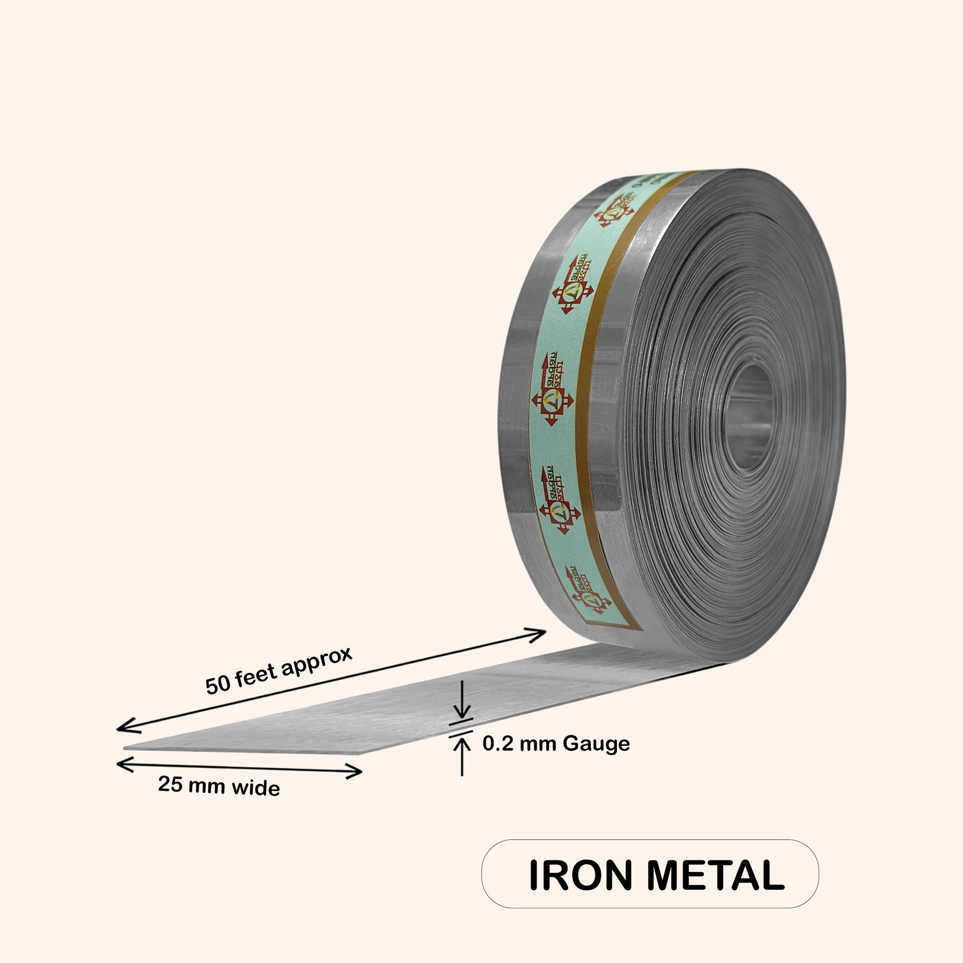 VASTU VARDAN 50 FEET 1 INCH IRON STRIP