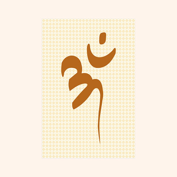 OM PAINTING WITH OUT FRAME