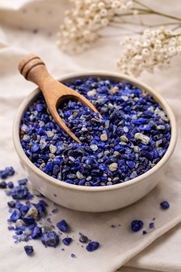 LAPIS LAZULI CRYSTAL CHIPS -For Healing, Décor & Energy Balance