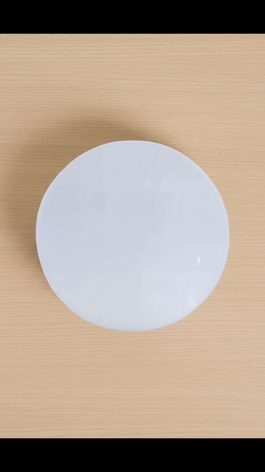 4 INCH -  PLAIN ROUND SELENITE CRYSTAL PLATE -  Enhances Spiritual Practices like Reiki, meditation & healing work