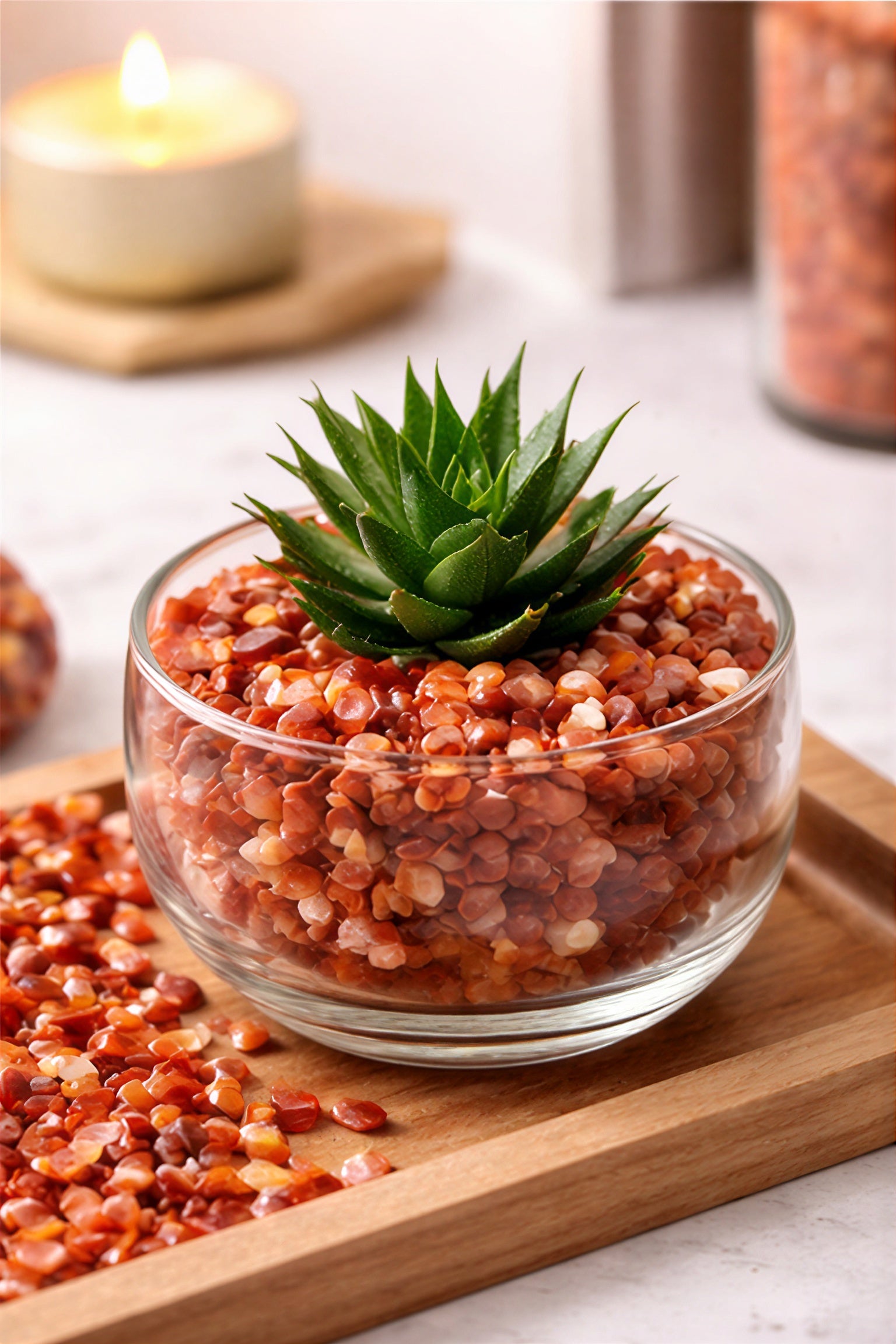 CARNELIAN CRYSTAL CHIPS - Strongly associated with the sacral chakra