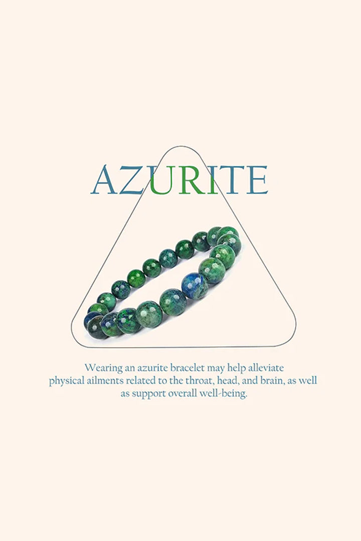 AZURITE BRACELET - Intuition, Clarity & Spiritual Growth