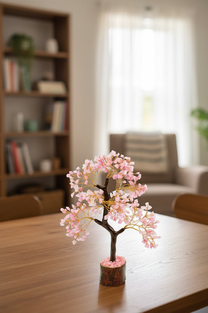 ROSE QUARTZ TREE 300 BEADS - Love, Healing & Positive Energy
