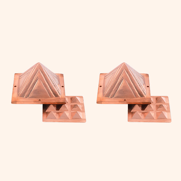 VASTU VARDAN 2 LAYER COPPER PYRAMID