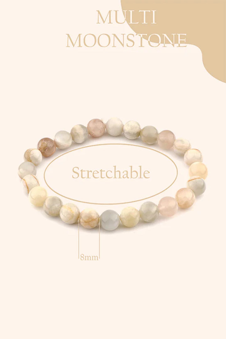 MULTI MOONSTONE BRACELET -  Intuition, Balance & Positive Energy