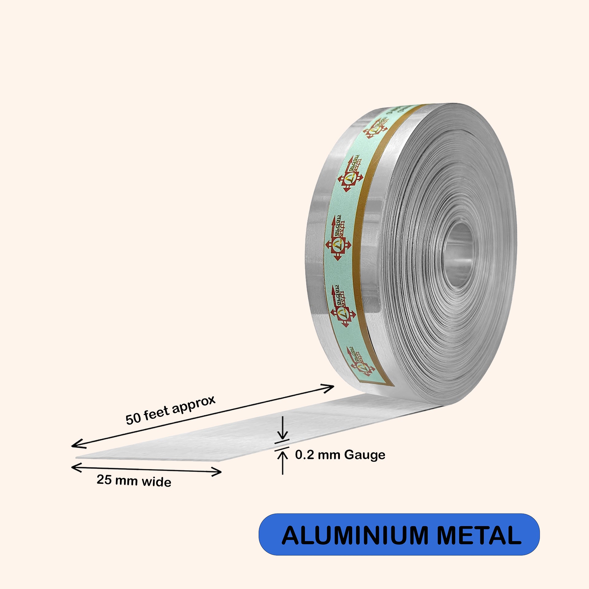 VASTU VARDAN 50 FEET 1 INCH ALUMINIUM STRIP
