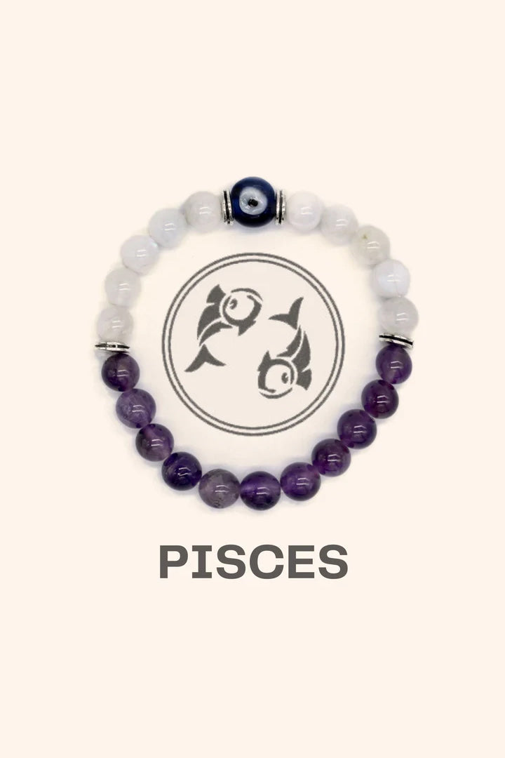 PISCES (मीन) RASHI BRACELET - Intuition, Calmness & Emotional Harmony
