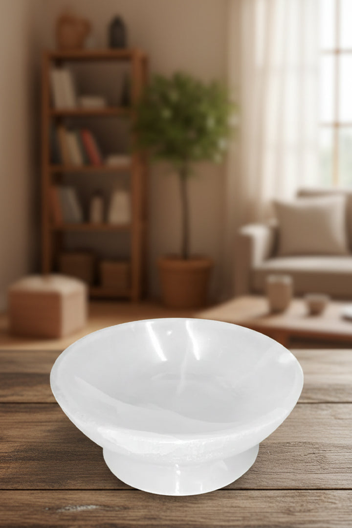 15 CM - ICE CREAM SHAPE CRYSTAL BOWL - Suitable Meditation or yoga corner