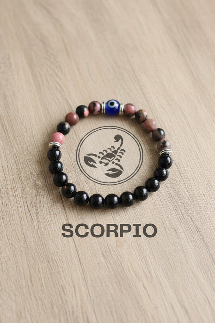 SCORPIO (वृश्चिक) RASHI BRACELET - Supports courage & self-confidence.