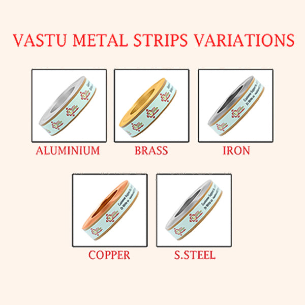 VASTU VARDAN 25 FEET 1 INCH BRASS STRIP