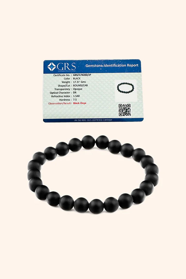 BLACK ONYX BRACELET - Protection & Inner Strength
