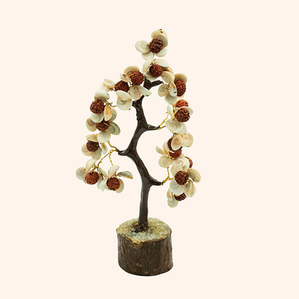 VASTU VARDAN GOMATI CHAKRA WITH RUDRAKSHA TREE 100 BEADS ||  RUDRAKSH TREE FOR SPIRITUAL GROWTH , MEDITATION AND POSITIVE ENERGY || PERFECT FOR HOME DECOR AND GIFTS