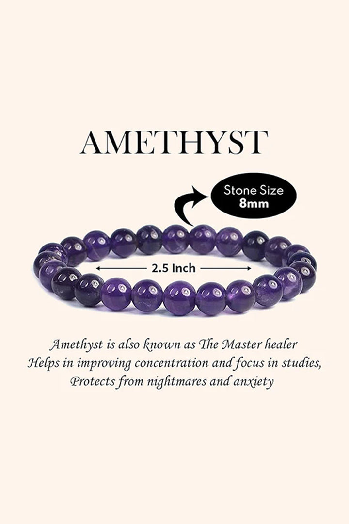 AMETHYST BRACELET - Stylish & meaningful accessory