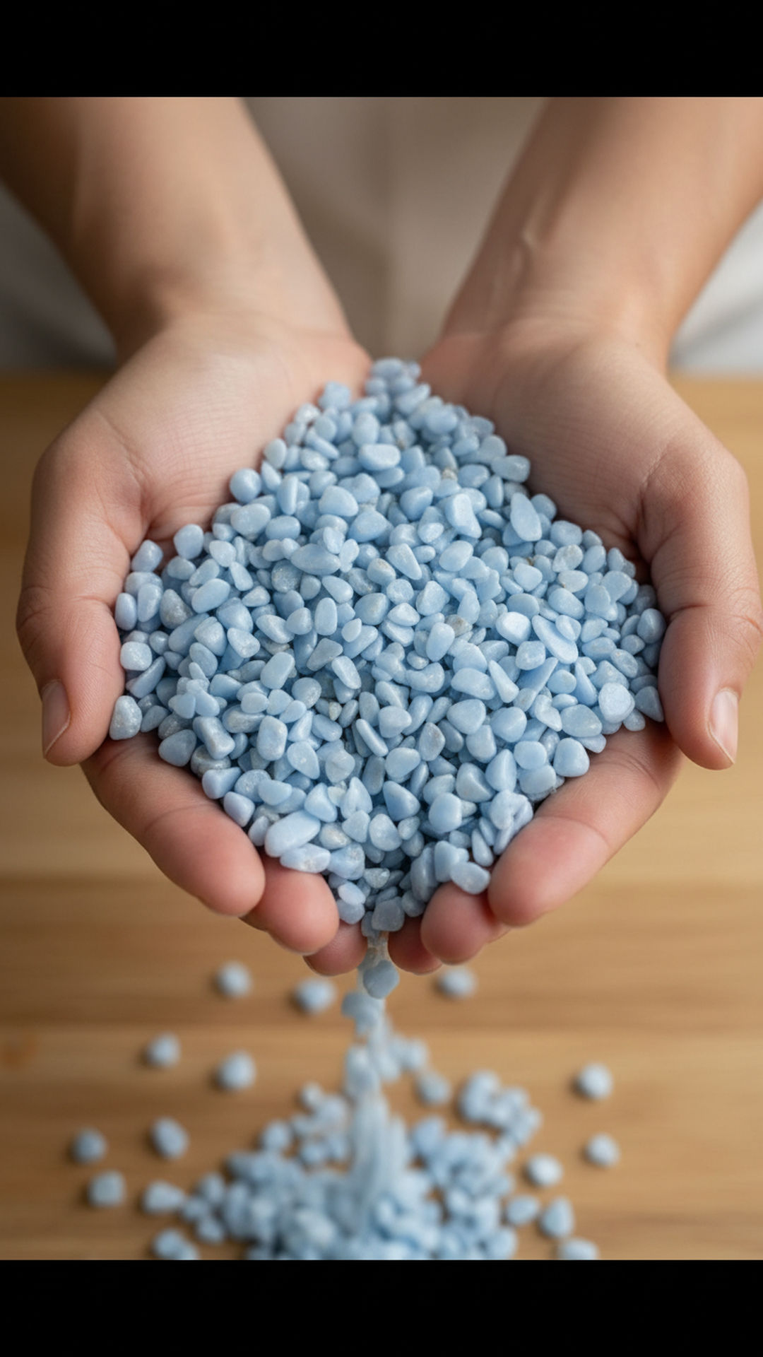 ANGELITE CRYSTAL CHIPS - Calmness, Communication & Higher Awareness