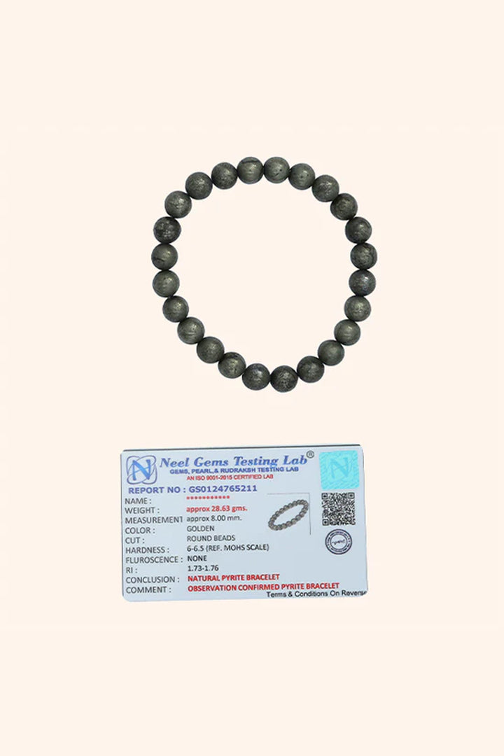 PYRITE BRACELET - Confidence &  Energy Booster