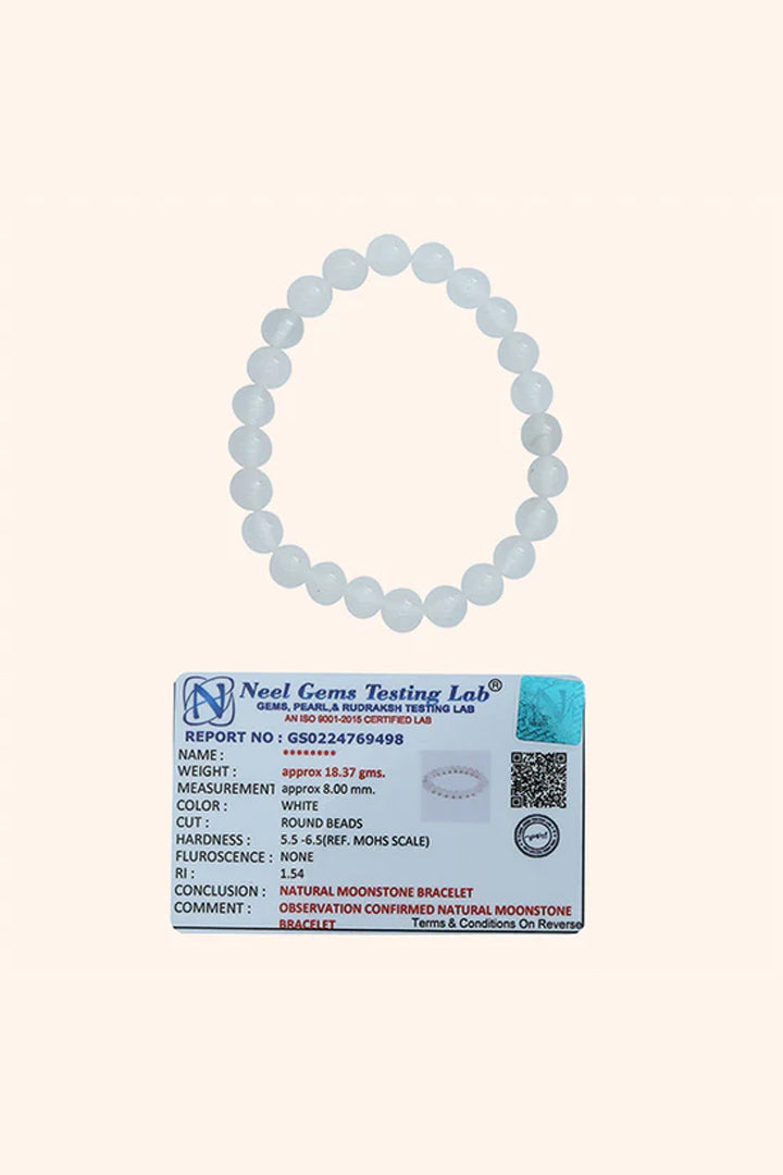 NATURAL MOONSTONE BRACELET -  Intuition & New Beginnings