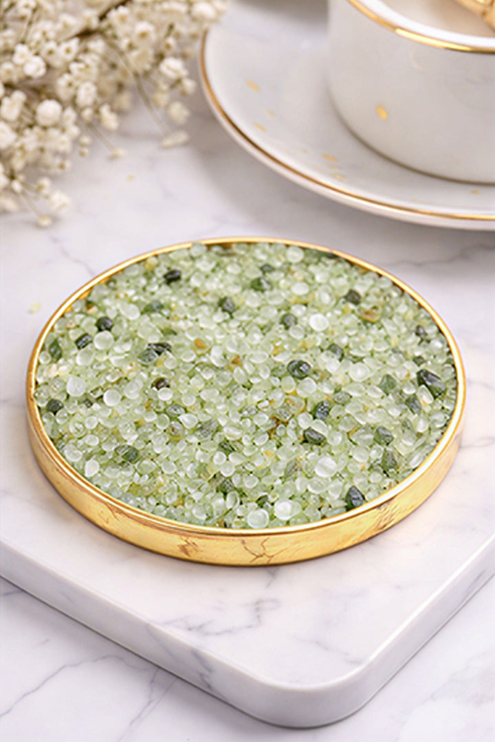 PREHNITE CRYSTAL CHIPS - Great for decorating bowls, vase & planters