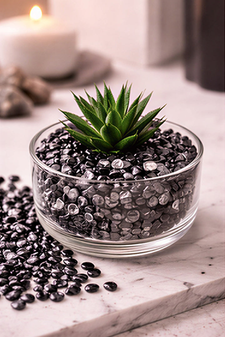 HEMATITE CRYSTAL CHIPS - Enhances confidence & resilience