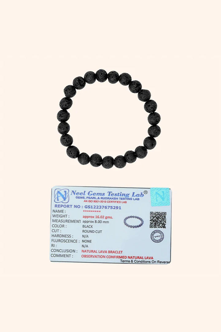 LAVA BRACELET -  Grounding, Strength & Protection