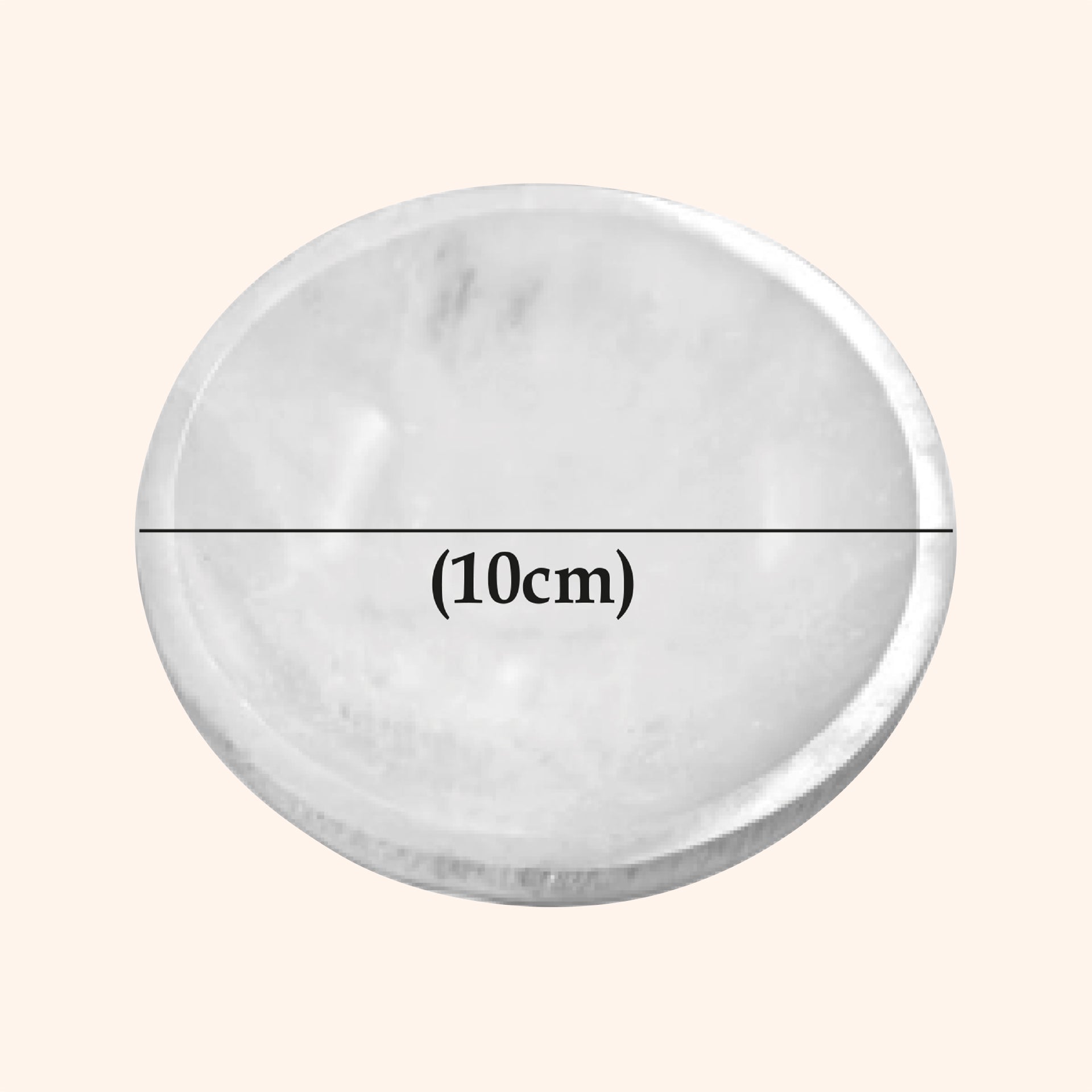 VASTU VARDAN CRYSTAL ROUND BOWL 10CM