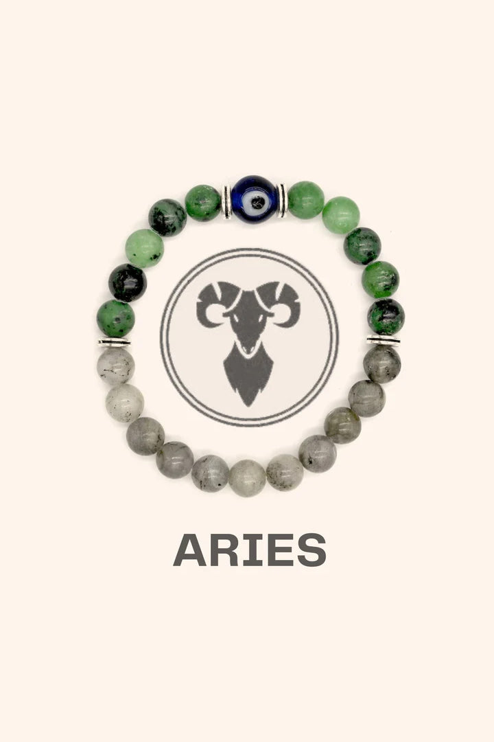 ARIES (मेष) RASHI BRACELET -Strength, Focus & Balanced Energy