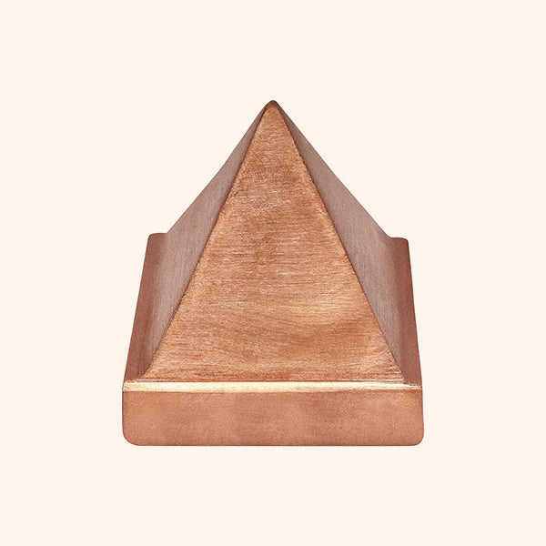COPPER SOLID PYRAMID 1 KG (APPROX)