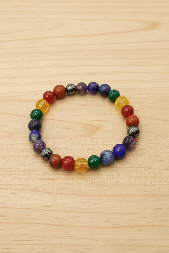 SEVEN CHAKRA SINGLE BRACELET - Balance & Energy Alignment