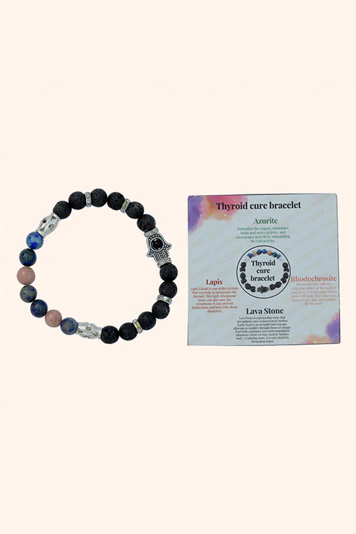 THYROID CURE BRACELET - Encourages calmness & positive focus