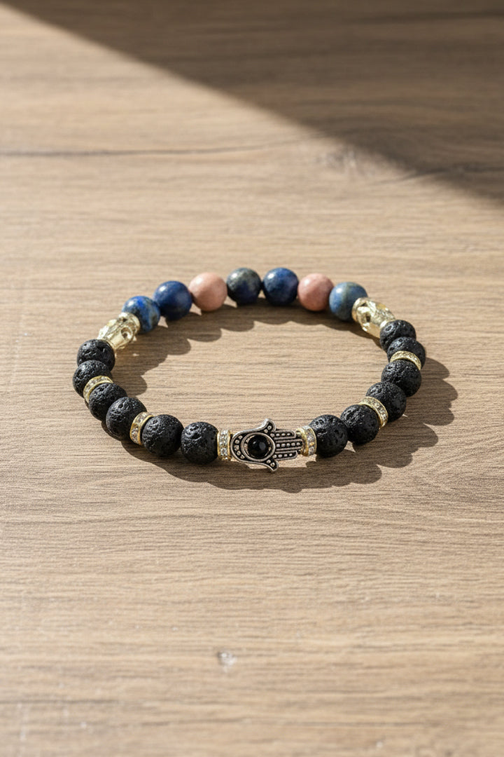 THYROID + LAVA COMBINATION BRACELET - Calmness, Balance & Aromatherapy Healing